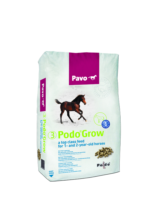 Pavo - Podo®Grow - Spitzenaufzuchtfutter für ein- und zweijährige Pferde Pavo - Podo®Grow - Spitzenaufzuchtfutter für ein- und zweijährige Pferde
