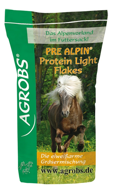 Agrobs - Pre Alpin Protein light Flakes - die eiweißarme Gräsermischung Agrobs - Pre Alpin Protein light Flakes - die eiweißarme Gräsermischung