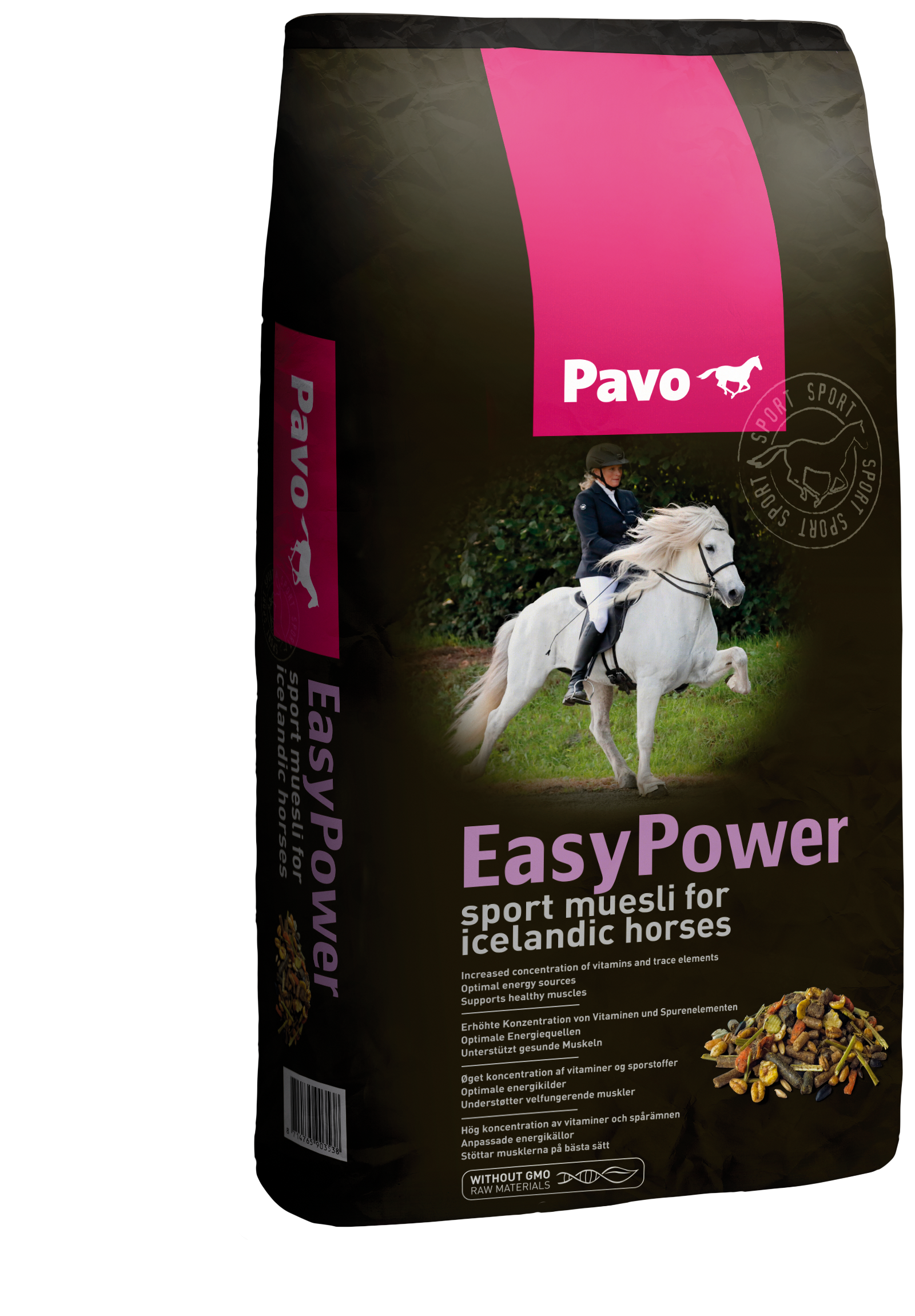 Pavo - EasyPower - ausgewogenes Sportmüsli für Islandpferde