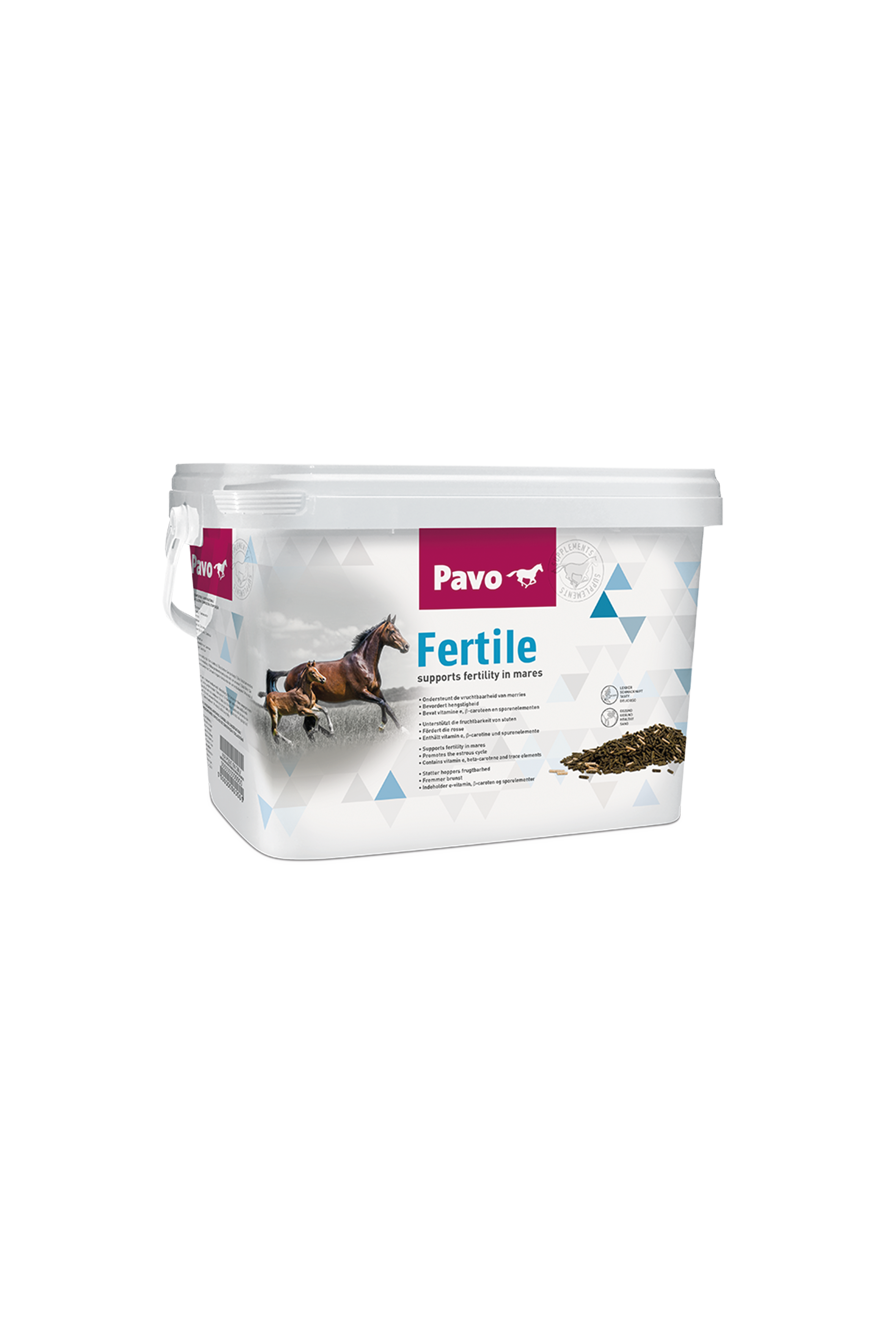 Pavo - Fertile - Ergänzungsfutter für eine fruchtbare Stute Pavo - Fertile - Ergänzungsfutter für eine fruchtbare Stute
