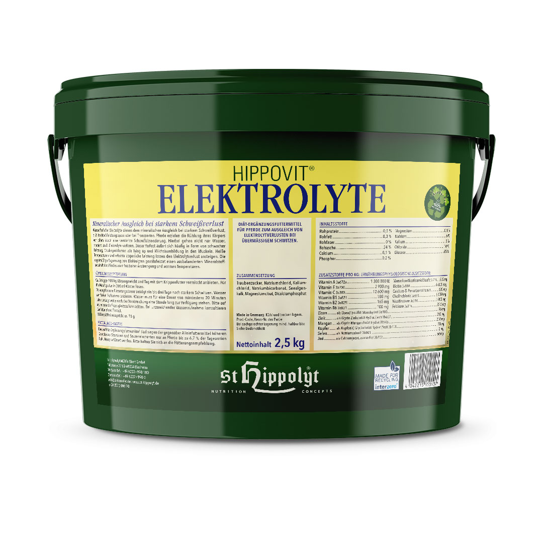 St.Hippolyt Elektrolyte 2,5 kg Eimer