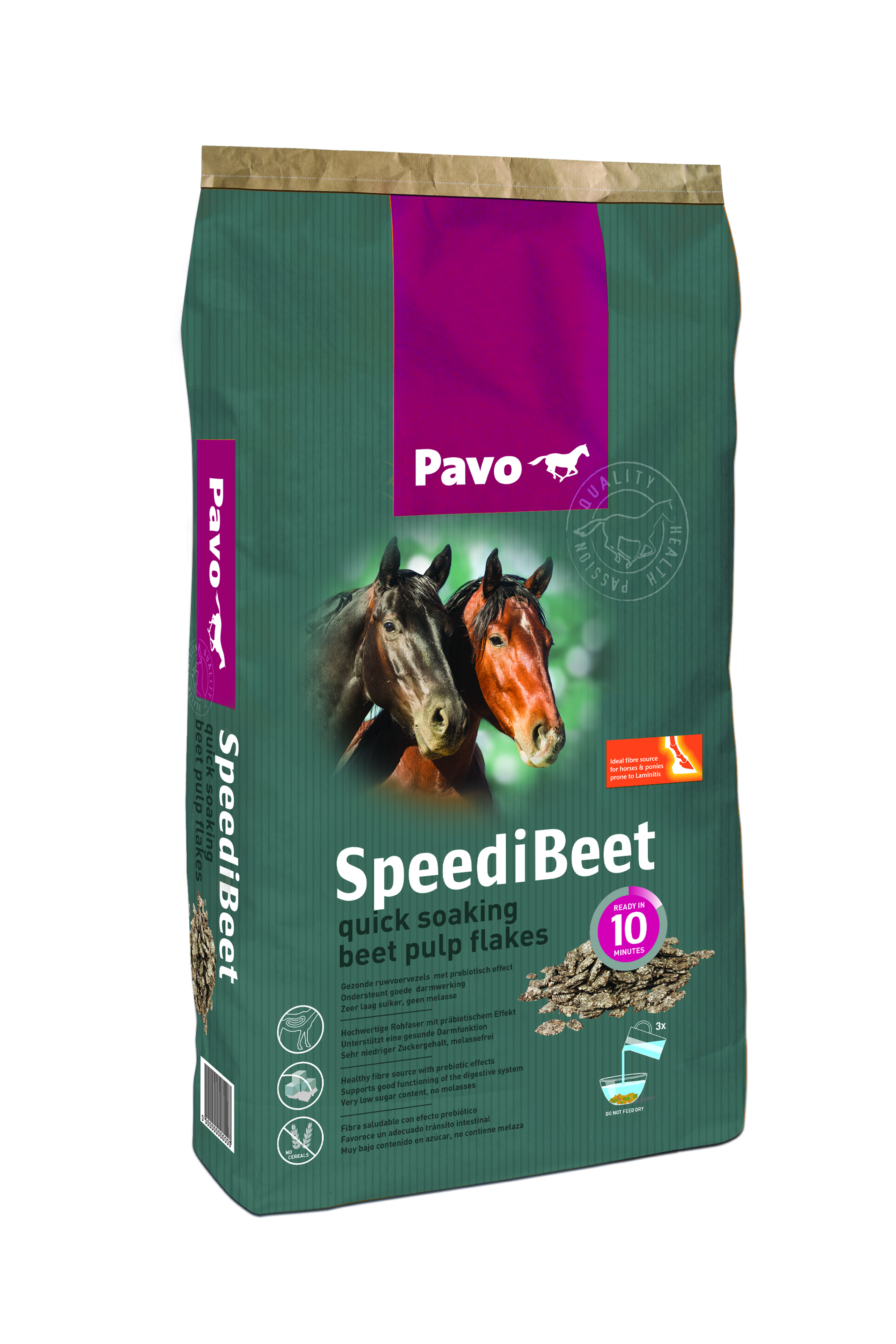 Pavo - SpeediBeet - Melassefreie Zuckerrübenschnitzel für eine gesunde Darmfunktion