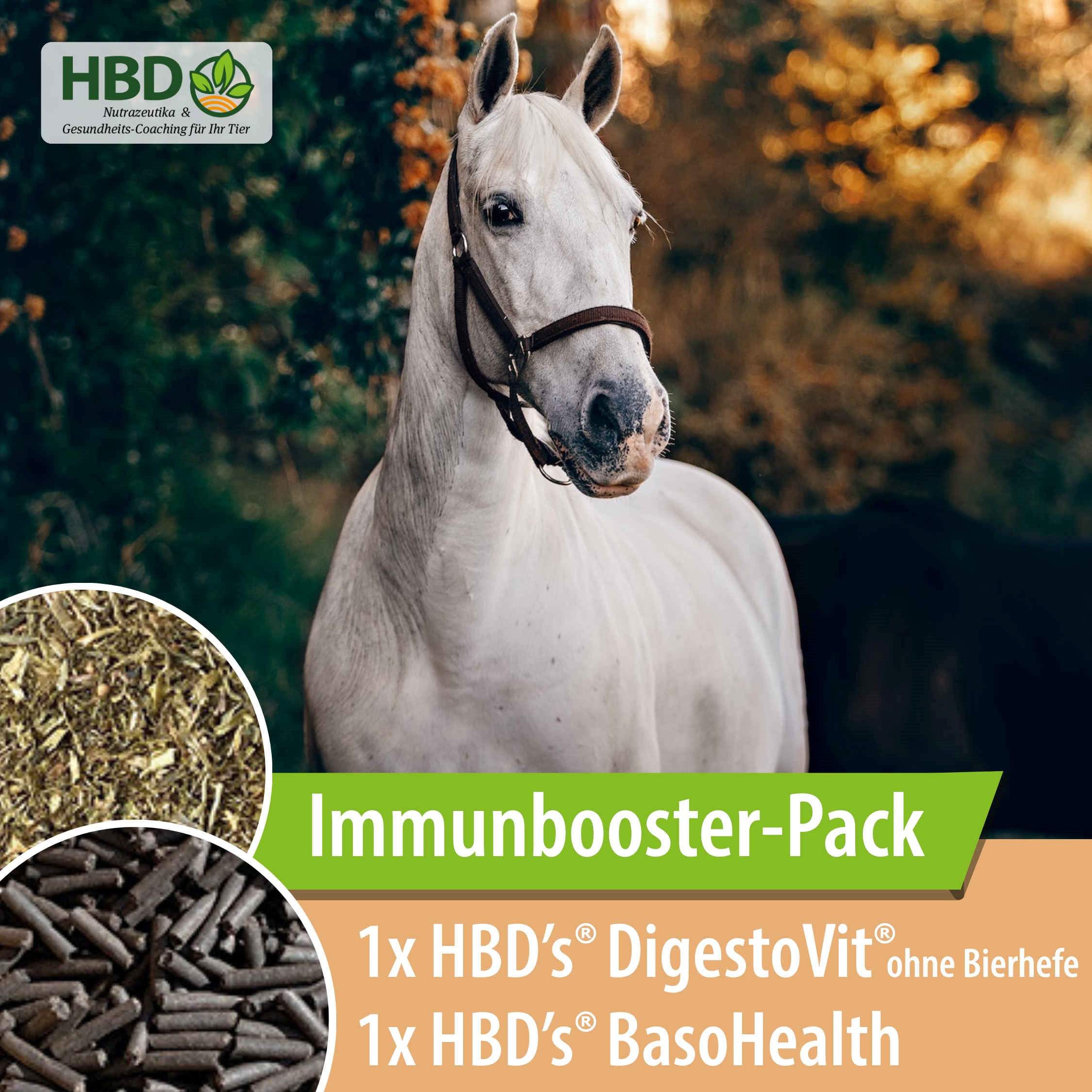 HBD-Agrar - Immunbooster-Paket #2 - HBD's® DigestoVit® ohne Bierhefe + HBD's® BasoHealth